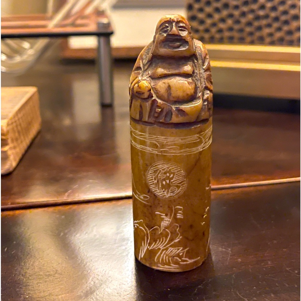 Shoushan Stone Buddha Carving